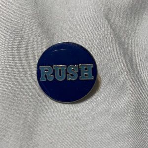 RUSH vintage enamel band pin